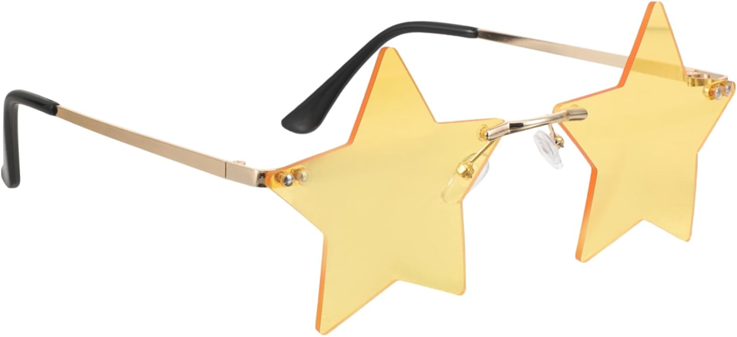 Солнцезащитные очки LIFKOME Star для женщин, без оправы, для вечеринок, с уникальным дизайном в виде звезд, идеально подходят для пляжных вечеринок и фестивалей, защищают глаза от УФ-излучения, Golden
Солнцезащитные очки LIFKOME Star для женщин, без оправы, для вечеринок, с уникальным дизайном в виде звезд, идеально подходят для пляжных вечеринок и фестивалей, защищают глаза от УФ-излучения, Golden