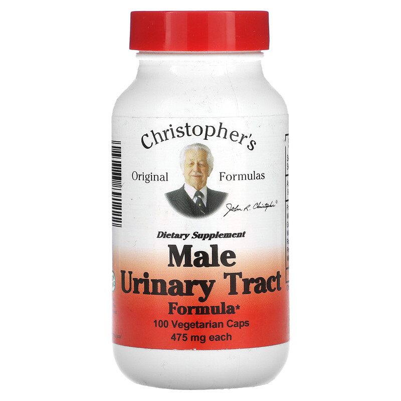 Christopher's Original Formulas, Формула для мужских мочевыводящих путей, 475 мг, 100 вегетарианских капсул
Christopher's Original Formulas, Формула для мужских мочевыводящих путей, 475 мг, 100 вегетарианских капсул