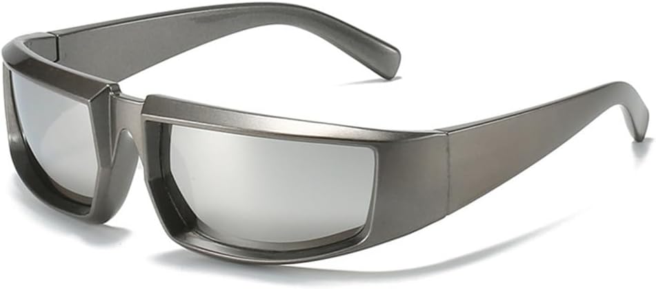 Ретро-панк солнцезащитные очки для женщин с зеркальными линзами и защитой от УФ-излучения UV400; очки для мужчин для активного отдыха и вождения HDUBFY, Gun Silver Mirror
Ретро-панк солнцезащитные очки для женщин с зеркальными линзами и защитой от УФ-излучения UV400; очки для мужчин для активного отдыха и вождения HDUBFY, Gun Silver Mirror