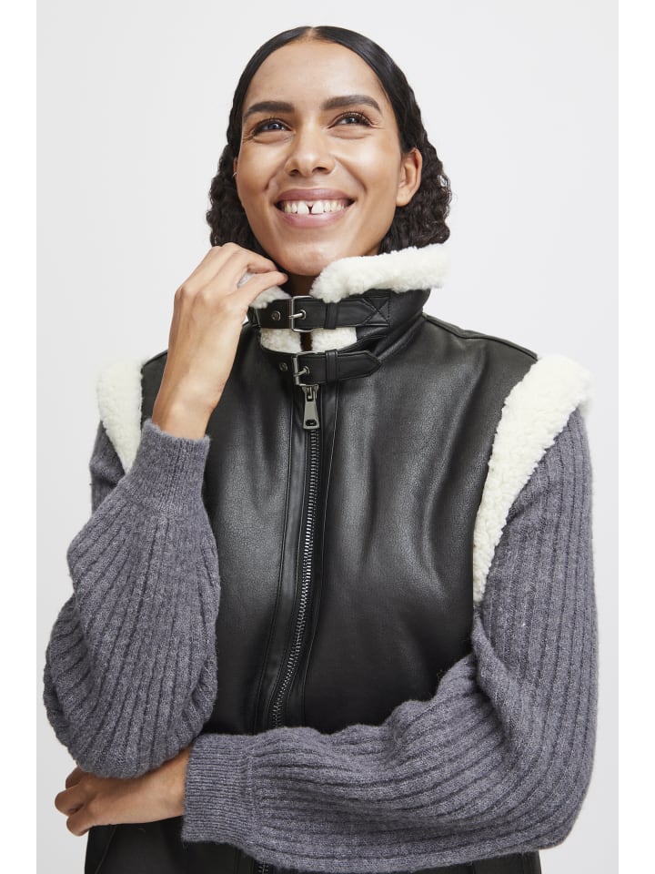 B. young Жилет BYASANNE - SHERLING свободного кроя, черный
B. young Жилет BYASANNE - SHERLING свободного кроя, черный