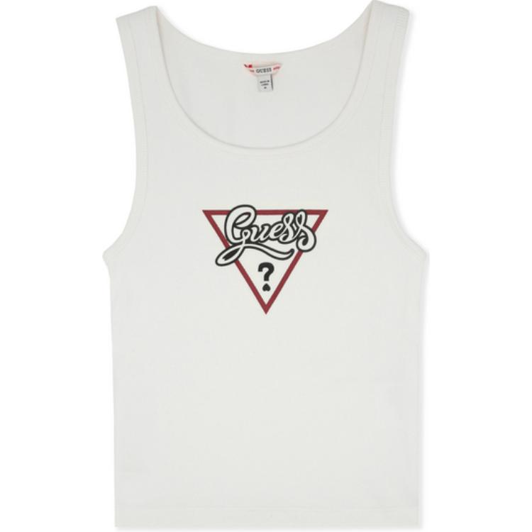YUEQI QI Топы для женщин с круглым вырезом и умеренным вырезом на спине GUESS, белый
YUEQI QI Топы для женщин с круглым вырезом и умеренным вырезом на спине GUESS, белый