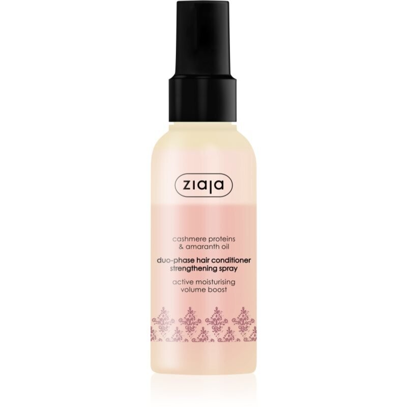Ziaja Cashmere Treatment with Amaranth Oil двухфазный укрепляющий спрей-кондиционер 125 мл Inna Marka
Ziaja Cashmere Treatment with Amaranth Oil двухфазный укрепляющий спрей-кондиционер 125 мл Inna Marka