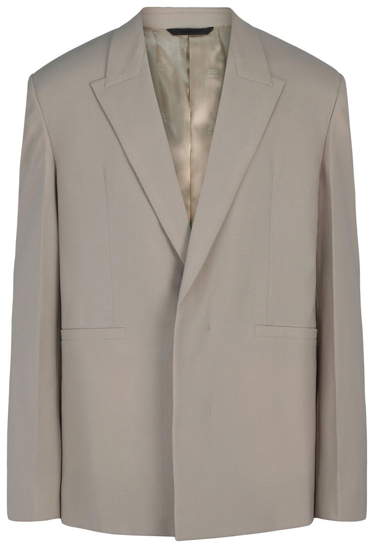 Двубортный блейзер Givenchy цвета «Каменный серый»
Двубортный блейзер Givenchy цвета «Каменный серый»