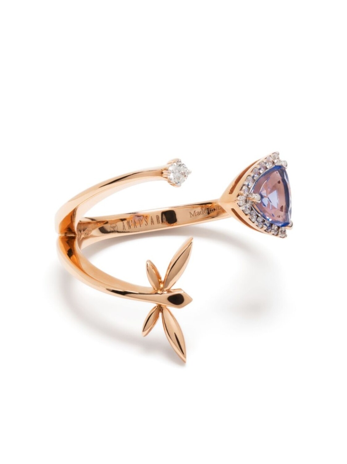 Кольцо Micro Trinity из розового золота с бриллиантами и топазом Anapsara, розовый
Кольцо Micro Trinity из розового золота с бриллиантами и топазом Anapsara, розовый