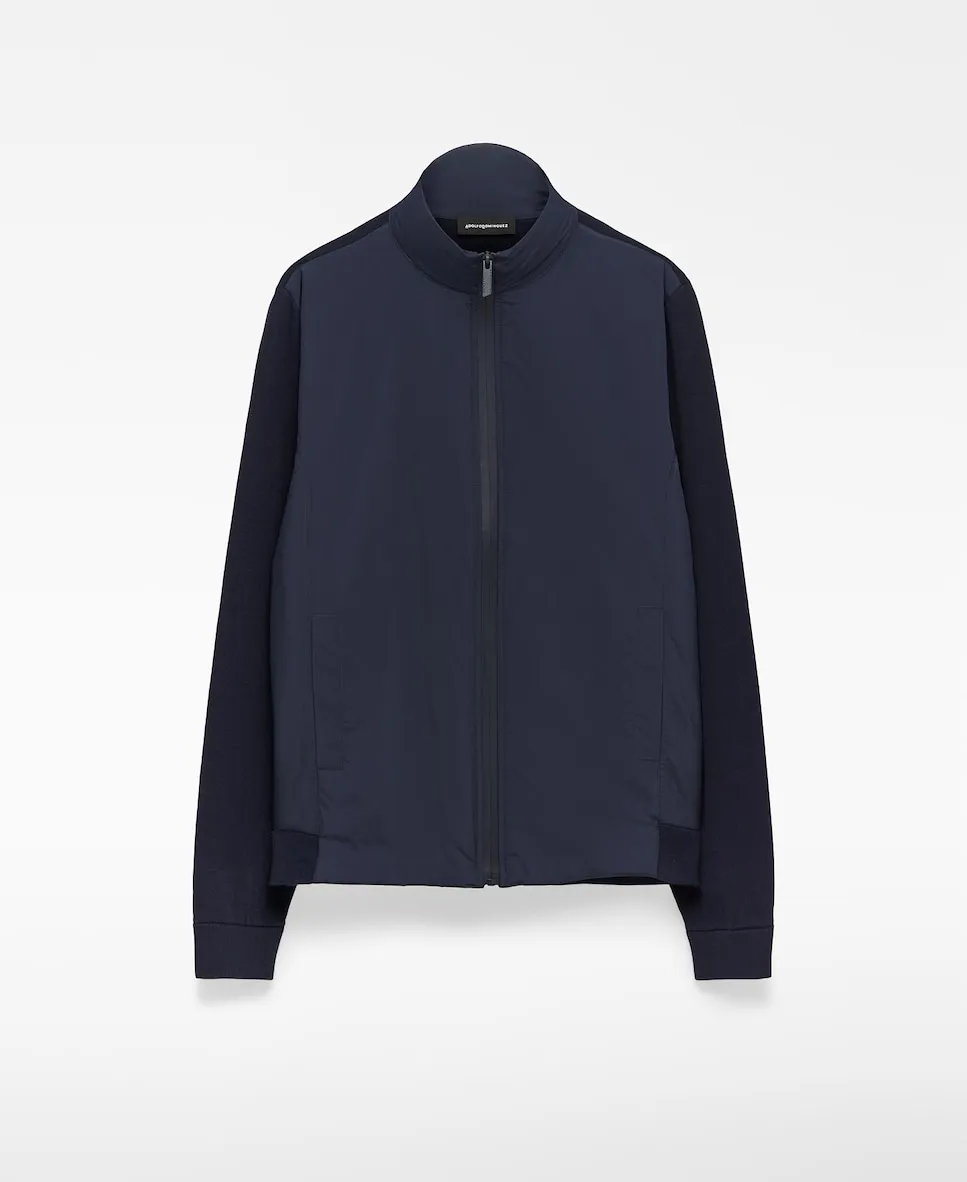 Мужской кардиган из трикотажа и нейлона Adolfo Dominguez, темно-синий
Мужской кардиган из трикотажа и нейлона Adolfo Dominguez, темно-синий