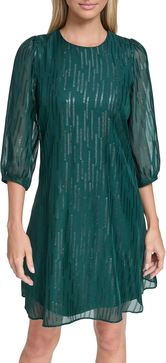 Женское платье Calvin Klein А-силуэта с прозрачными рукавами, Evergreen
Женское платье Calvin Klein А-силуэта с прозрачными рукавами, Evergreen