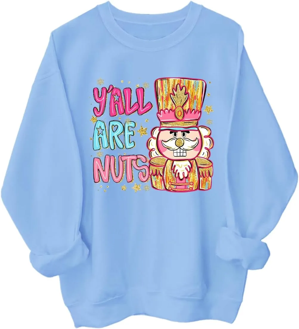 Толстовка с принтом "Y'all Are Nuts" Racsea
Толстовка с принтом "Y'all Are Nuts" Racsea