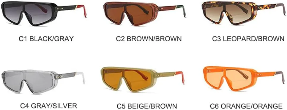 Винтажные панк-солнцезащитные очки для мужчин и женщин, модные цельные солнцезащитные очки для женщин, ретро-очки коричневого цвета TKKTLLT, C3leopard-brown
Винтажные панк-солнцезащитные очки для мужчин и женщин, модные цельные солнцезащитные очки для женщин, ретро-очки коричневого цвета TKKTLLT, C3leopard-brown