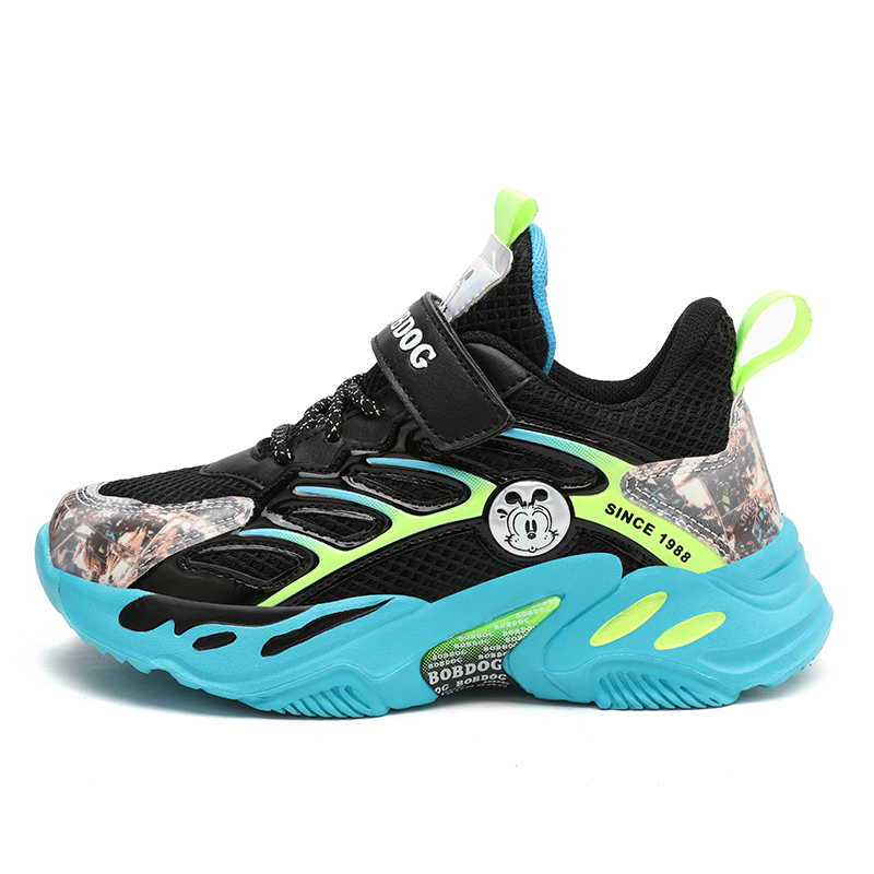 Кроссовки для бега для детей: противоскользящие, износостойкие, с отскоком, легкие, амортизирующие BOBDOG, черный/зеленый
Кроссовки для бега для детей: противоскользящие, износостойкие, с отскоком, легкие, амортизирующие BOBDOG, черный/зеленый