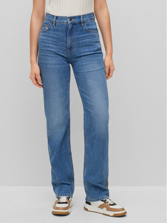 Джинсы прямого кроя Boss, синий
Джинсы прямого кроя Boss, синий