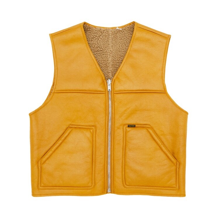 Утепленный жилет Supreme Reversible Faux Shearling Work Vest, желтый
Утепленный жилет Supreme Reversible Faux Shearling Work Vest, желтый