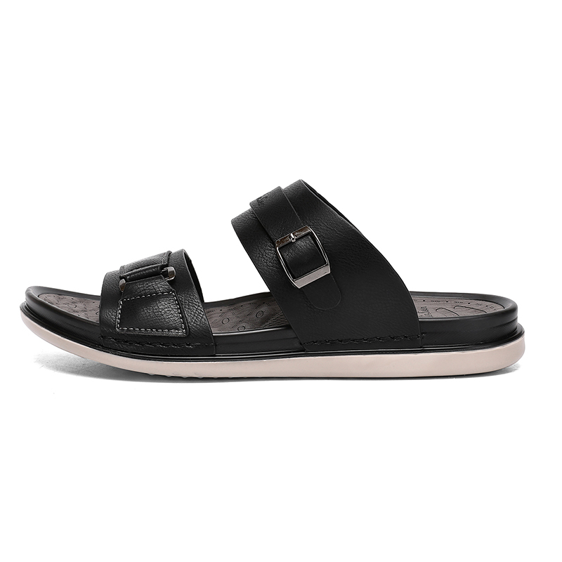 Кожаные лоскутные сандалии с износостойким эффектом для мужчин Mulinsen, Black
Кожаные лоскутные сандалии с износостойким эффектом для мужчин Mulinsen, Black