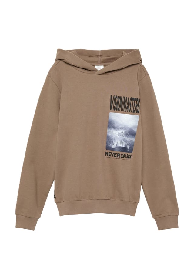 Толстовка с капюшоном и удобными манжетами для детей S.Oliver, коричневый
Толстовка с капюшоном и удобными манжетами для детей S.Oliver, коричневый