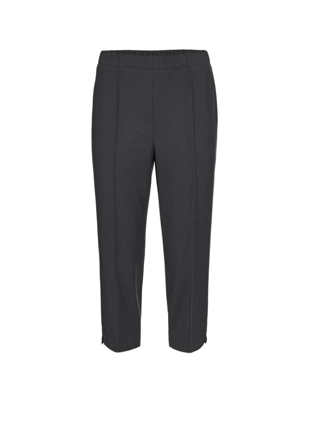 Короткий размер: удобные брюки с рубчиком 7/8 Goldner, серый
Короткий размер: удобные брюки с рубчиком 7/8 Goldner, серый