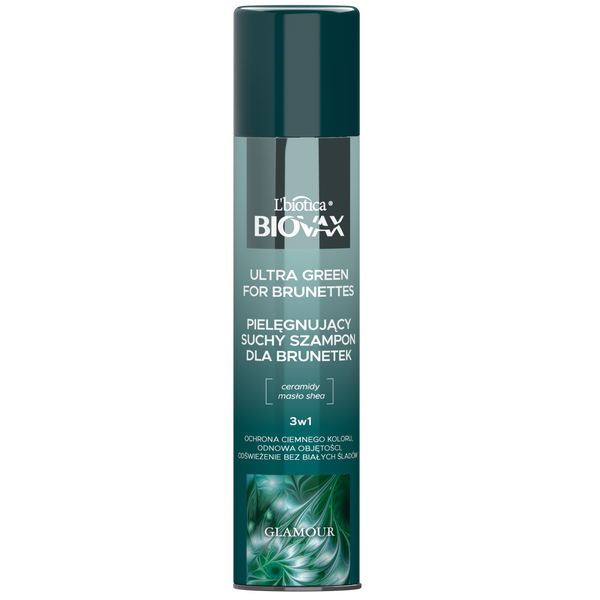 Шампунь для сухих волос, 200 мл L'Biotica Biovax Glamour ultra green for brunettes
Шампунь для сухих волос, 200 мл L'Biotica Biovax Glamour ultra green for brunettes