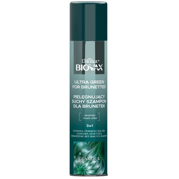 Шампунь для сухих волос, 200 мл L'Biotica Biovax Glamour ultra green for brunettes
Шампунь для сухих волос, 200 мл L'Biotica Biovax Glamour ultra green for brunettes