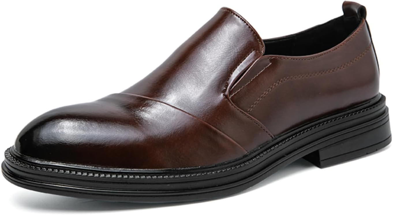 Мужские двухцветные лоферы из лакированной кожи, стильная обувь на каждый день с тиснением, удобная формальная обувь для свадеб и бизнеса Aokisx, коричневый
Мужские двухцветные лоферы из лакированной кожи, стильная обувь на каждый день с тиснением, удобная формальная обувь для свадеб и бизнеса Aokisx, коричневый