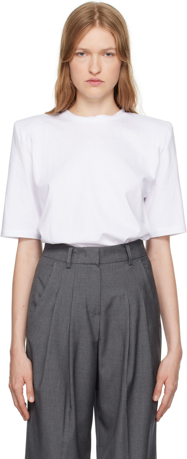 Футболка с накладными плечами The Frankie hop Carrington The Frankie Shop, белый
Футболка с накладными плечами The Frankie hop Carrington The Frankie Shop, белый