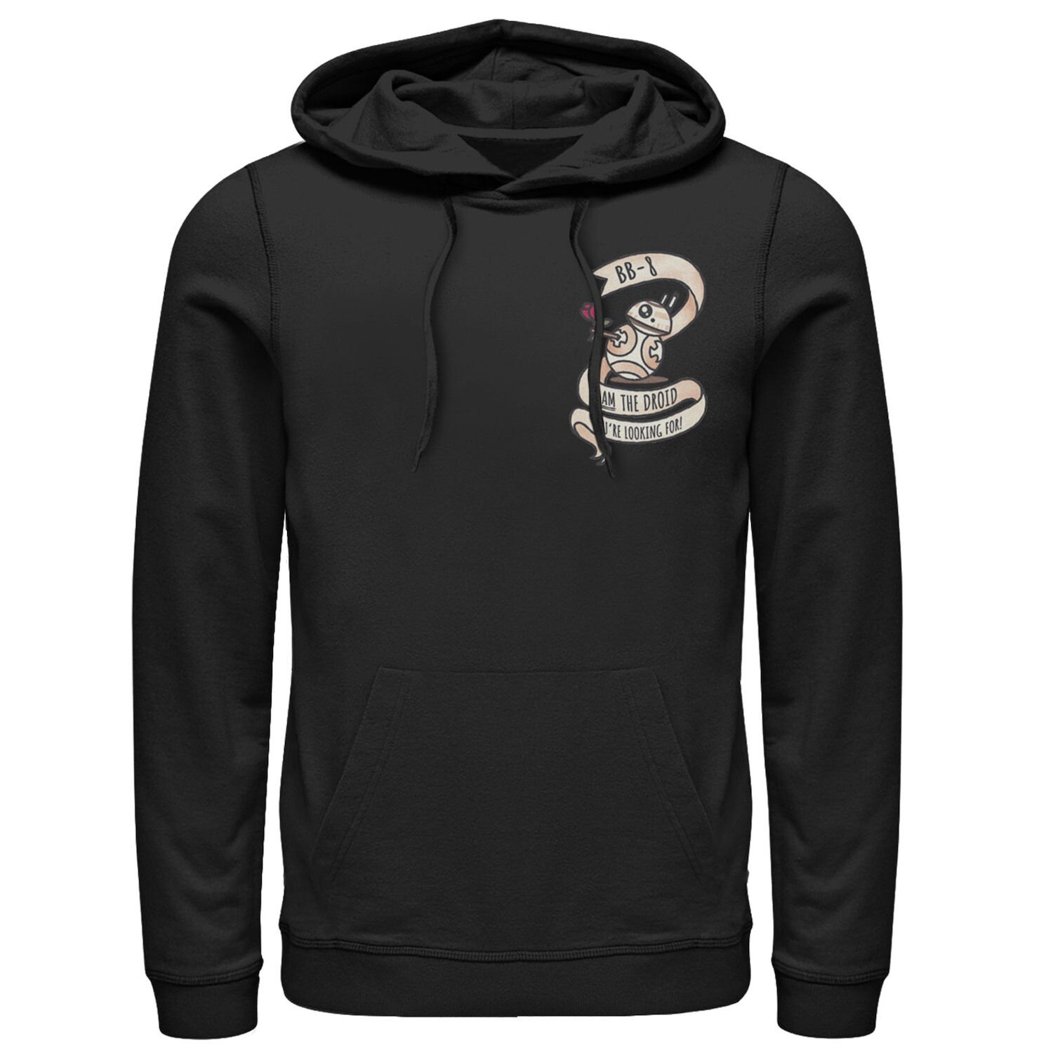 Мужская толстовка с капюшоном «Звездные войны» ко Дню святого Валентина BB-8 «Ты ищешь» Star Wars