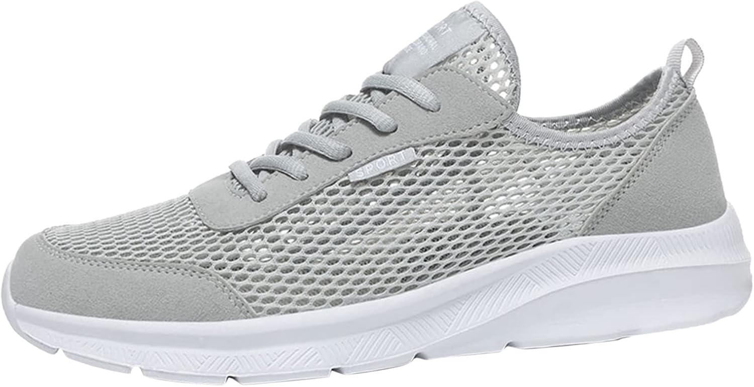 Летние мужские дышащие сетчатые легкие удобные повседневные кроссовки из замши, размер 8 Generic, серый
Летние мужские дышащие сетчатые легкие удобные повседневные кроссовки из замши, размер 8 Generic, серый