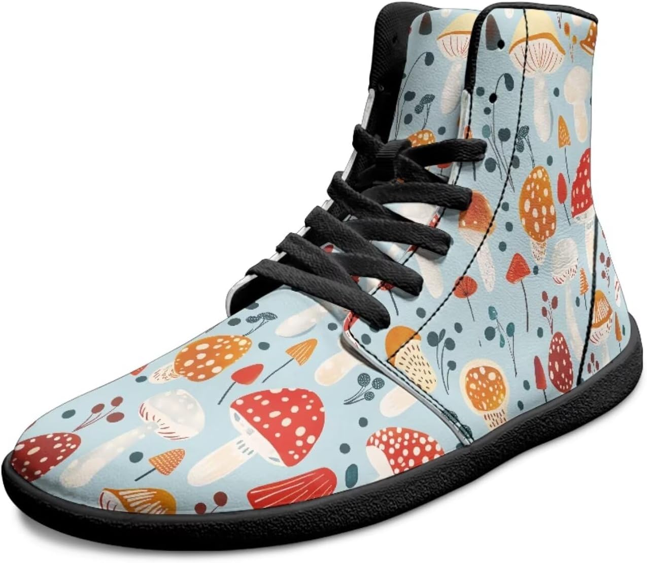 Высокие кроссовки для мужчин, с широкой носочной частью, шнуровкой, уличные, с нулевым перепадом, поддержкой голеностопа, для ходьбы Xixirimido, Colorful Mushroom
Высокие кроссовки для мужчин, с широкой носочной частью, шнуровкой, уличные, с нулевым перепадом, поддержкой голеностопа, для ходьбы Xixirimido, Colorful Mushroom