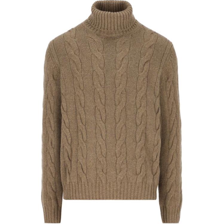 Длинный водолазка вязаный свитер Loro Piana, коричневый
Длинный водолазка вязаный свитер Loro Piana, коричневый