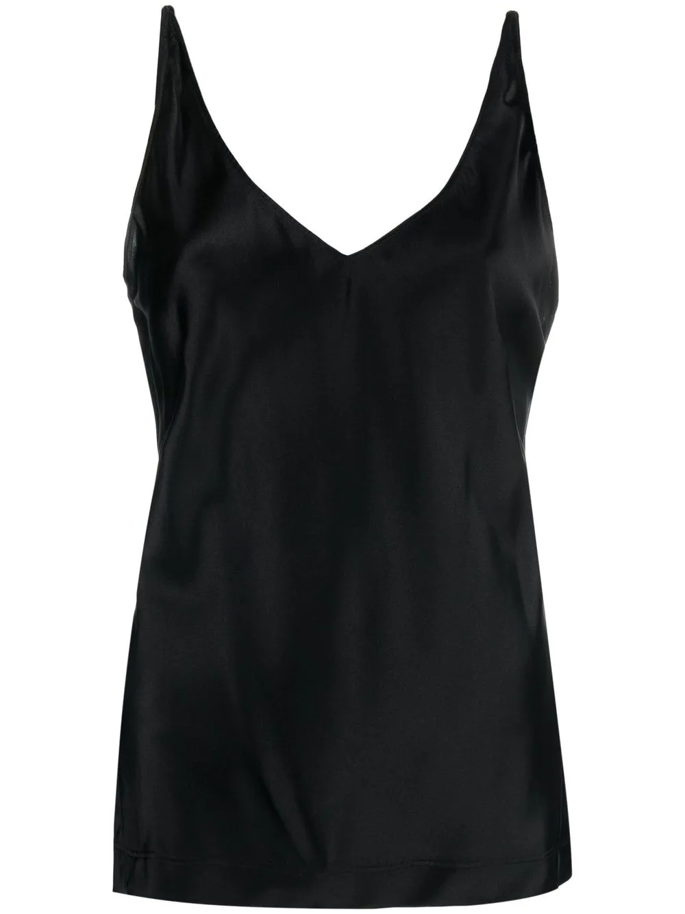 Топ из эластичного шелка с V-образным вырезом Dorothee Schumacher, черный
Топ из эластичного шелка с V-образным вырезом Dorothee Schumacher, черный