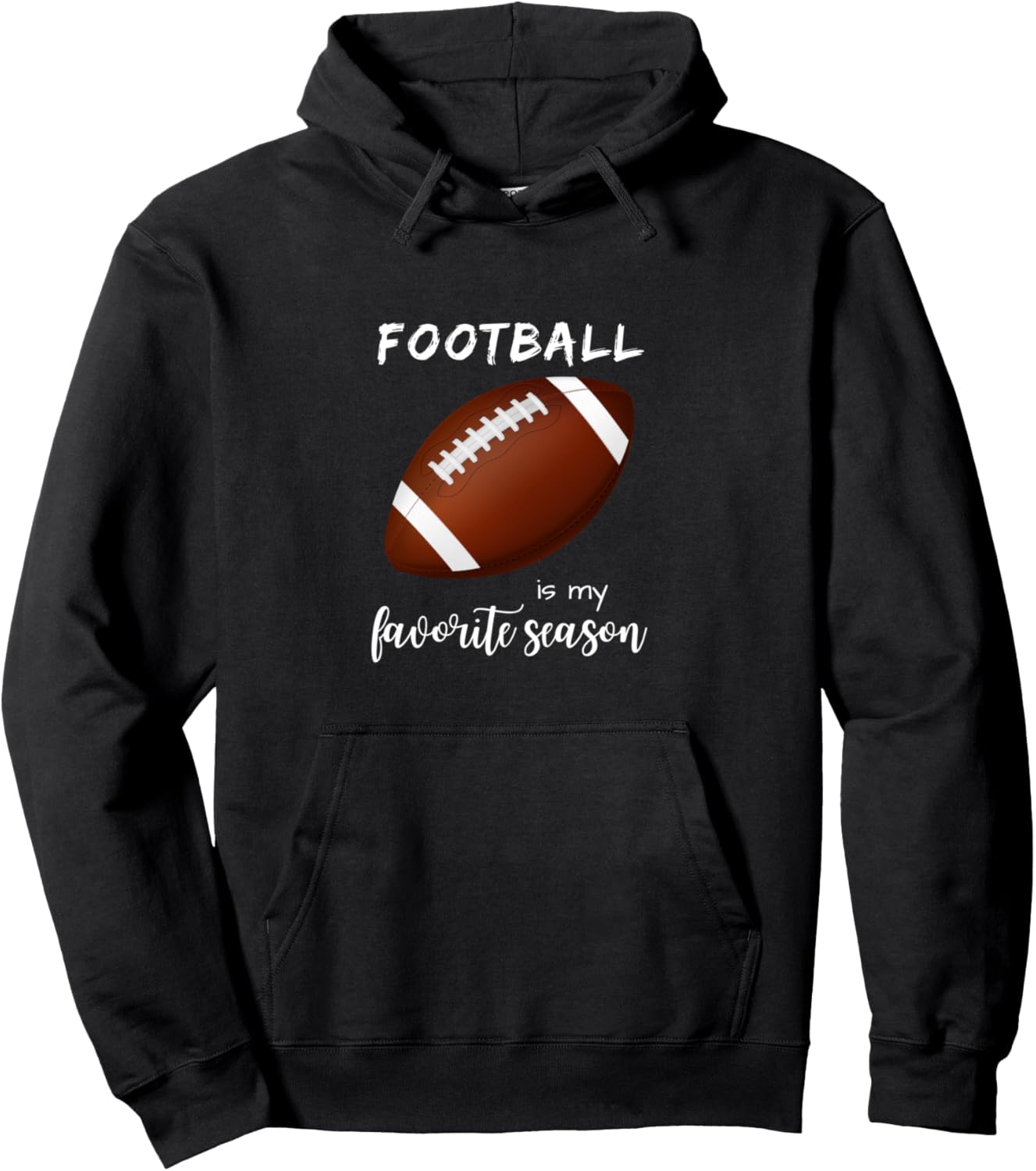 Футбол - мой любимый сезон. Худи Football Is My Favorite Season, черный
Футбол - мой любимый сезон. Худи Football Is My Favorite Season, черный