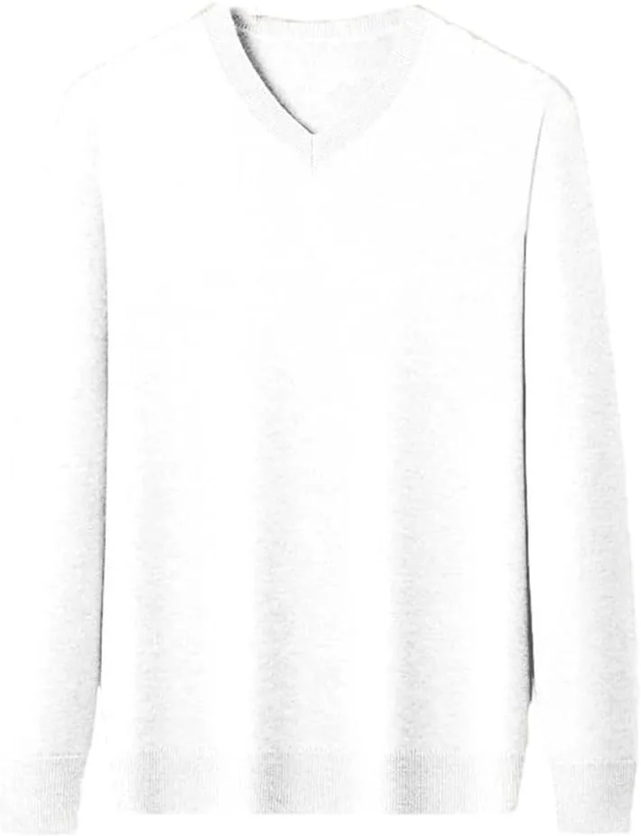 Мужской вязаный свитер V-образным вырезом
Мужской вязаный свитер V-образным вырезом