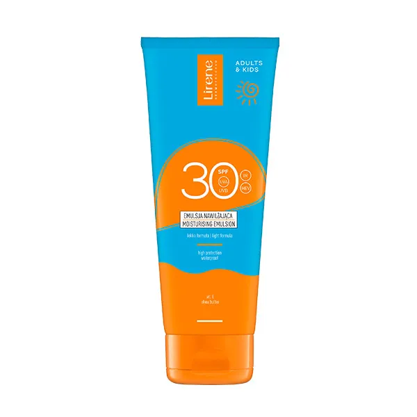 Солнцезащитная увлажняющая эмульсия Spf 30 Lirene, 90 ml
Солнцезащитная увлажняющая эмульсия Spf 30 Lirene, 90 ml