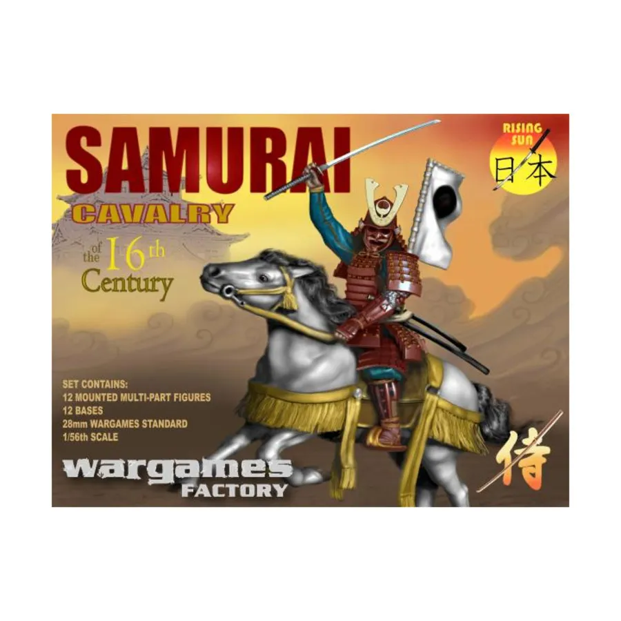 Страна восходящего солнца - Самураи 16 века, Самурайская кавалерия, Field of Glory & Other Historical Miniatures (Wargames Factory) (28mm)
Страна восходящего солнца - Самураи 16 века, Самурайская кавалерия, Field of Glory & Other Historical Miniatures (Wargames Factory) (28mm)