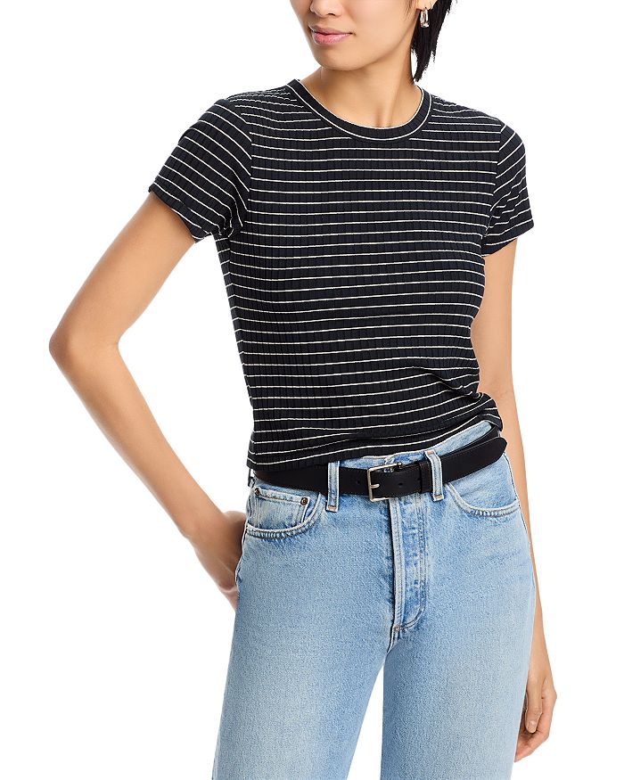 Лука Полосатый Ребристый Топ для Малышей rag & bone, черный
Лука Полосатый Ребристый Топ для Малышей rag & bone, черный