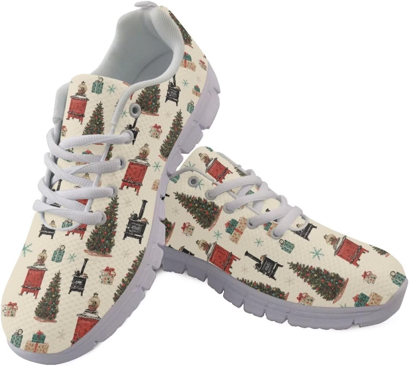 Кроссовки Jeiento для мужчин и женщин, шнуровка, для бега по дороге, легкие сетчатые теннисные кроссовки, повседневная обувь для путешествий, Xmas Tree
Кроссовки Jeiento для мужчин и женщин, шнуровка, для бега по дороге, легкие сетчатые теннисные кроссовки, повседневная обувь для путешествий, Xmas Tree