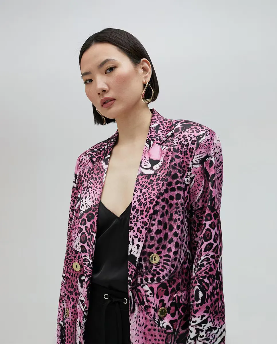 Женский пиджак прямого покроя с карманами Lola Casademunt, розовый
Женский пиджак прямого покроя с карманами Lola Casademunt, розовый