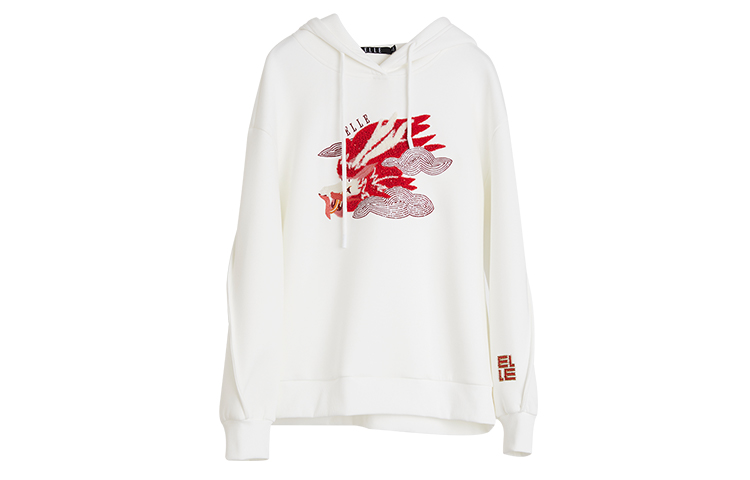 Толстовка Women's Hooded Moderate Regular ELLE, белый
Толстовка Women's Hooded Moderate Regular ELLE, белый