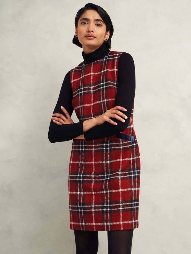 Платье из чистой шерсти в клетку от amaris Hobbs, красный/разноцветный
Платье из чистой шерсти в клетку от amaris Hobbs, красный/разноцветный