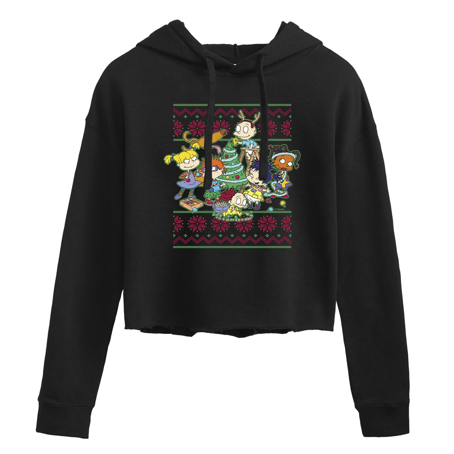 Укороченная толстовка с капюшоном Juniors' Rugrats Christmas Group Licensed Character
Укороченная толстовка с капюшоном Juniors' Rugrats Christmas Group Licensed Character