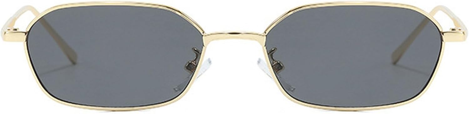 Модные ретро-солнцезащитные очки квадратной формы для женщин, прямоугольные солнцезащитные очки, маленькие металлические очки для дам, винтажные мужские солнцезащитные очки в стиле панк mincl, Gold Gray
Модные ретро-солнцезащитные очки квадратной формы для женщин, прямоугольные солнцезащитные очки, маленькие металлические очки для дам, винтажные мужские солнцезащитные очки в стиле панк mincl, Gold Gray