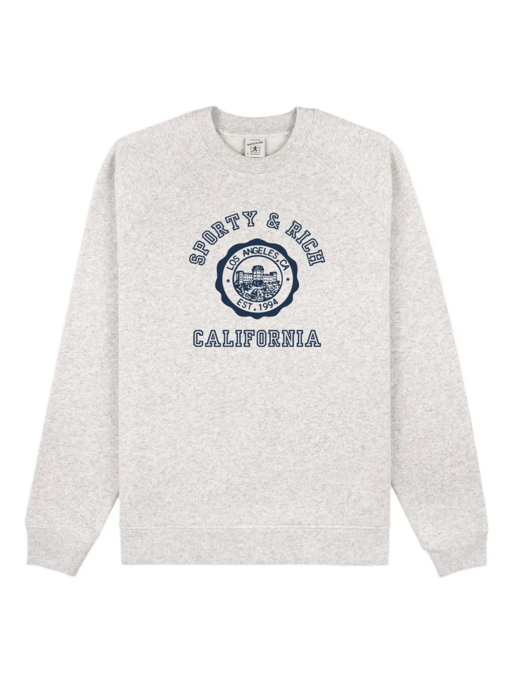 Толстовка с круглым вырезом Sporty & Rich, серый
Толстовка с круглым вырезом Sporty & Rich, серый