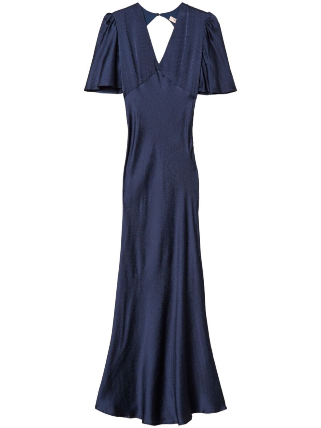 TWINSET атласное платье макси с тиснением, синий
TWINSET атласное платье макси с тиснением, синий