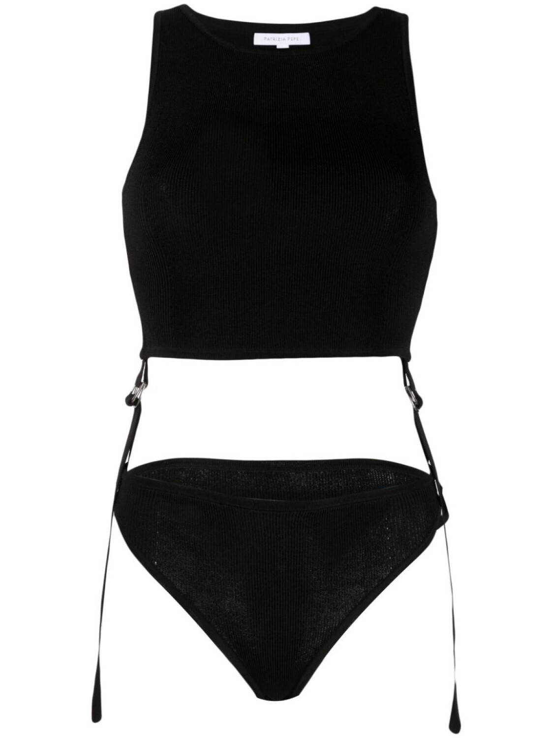 Patrizia Pepe боди в рубчик без рукавов, черный
Patrizia Pepe боди в рубчик без рукавов, черный