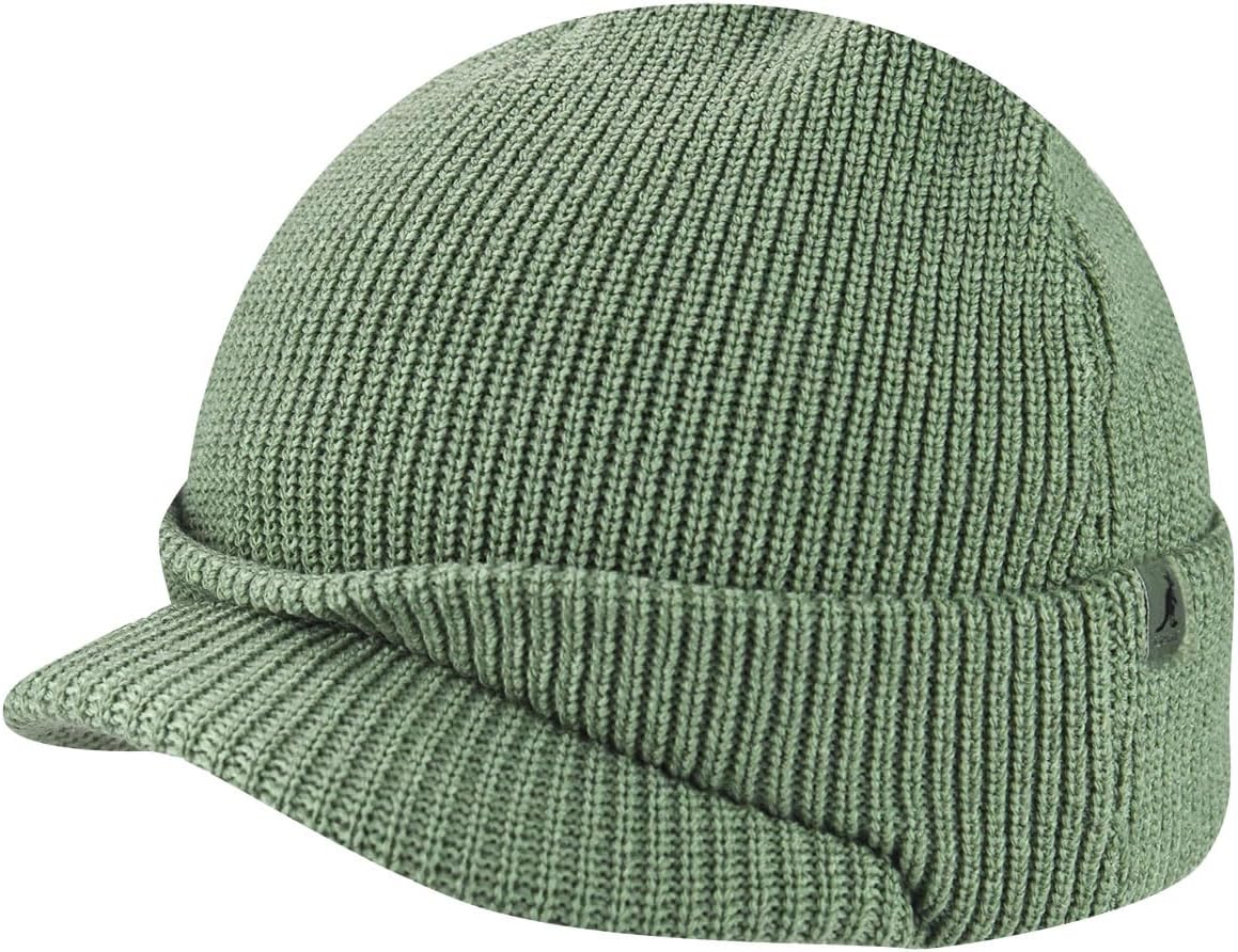 Kangol Sliced Peak Beanie, Oil Green
Kangol Sliced Peak Beanie, Oil Green