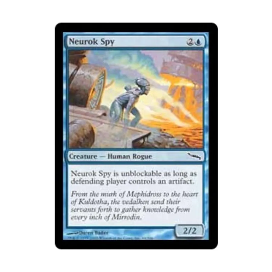 CCG Нейрок-шпион (C) (фольга), MTG - Mirrodin
CCG Нейрок-шпион (C) (фольга), MTG - Mirrodin