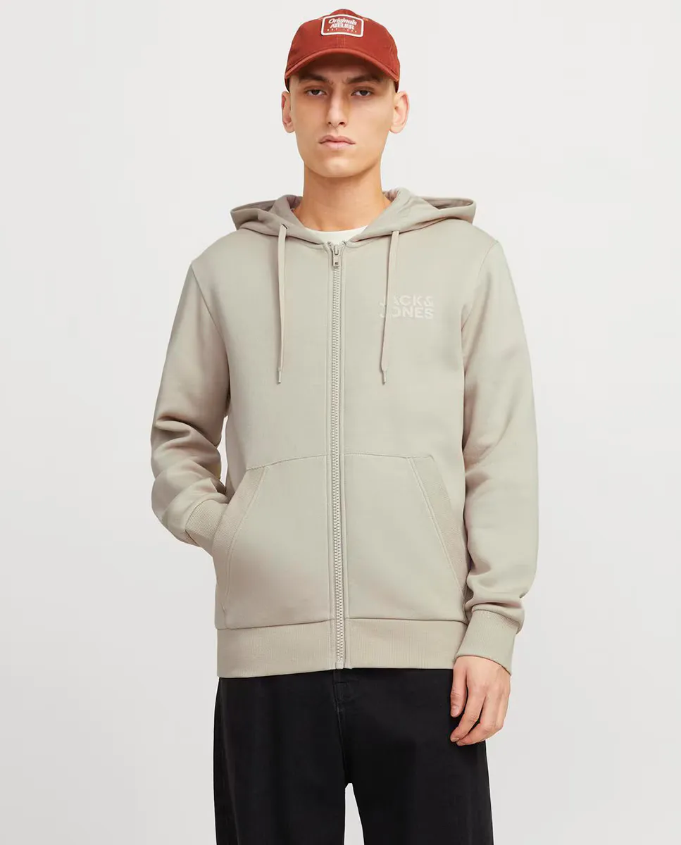 Мужская толстовка с капюшоном на молнии Jack & Jones, бежевый
Мужская толстовка с капюшоном на молнии Jack & Jones, бежевый