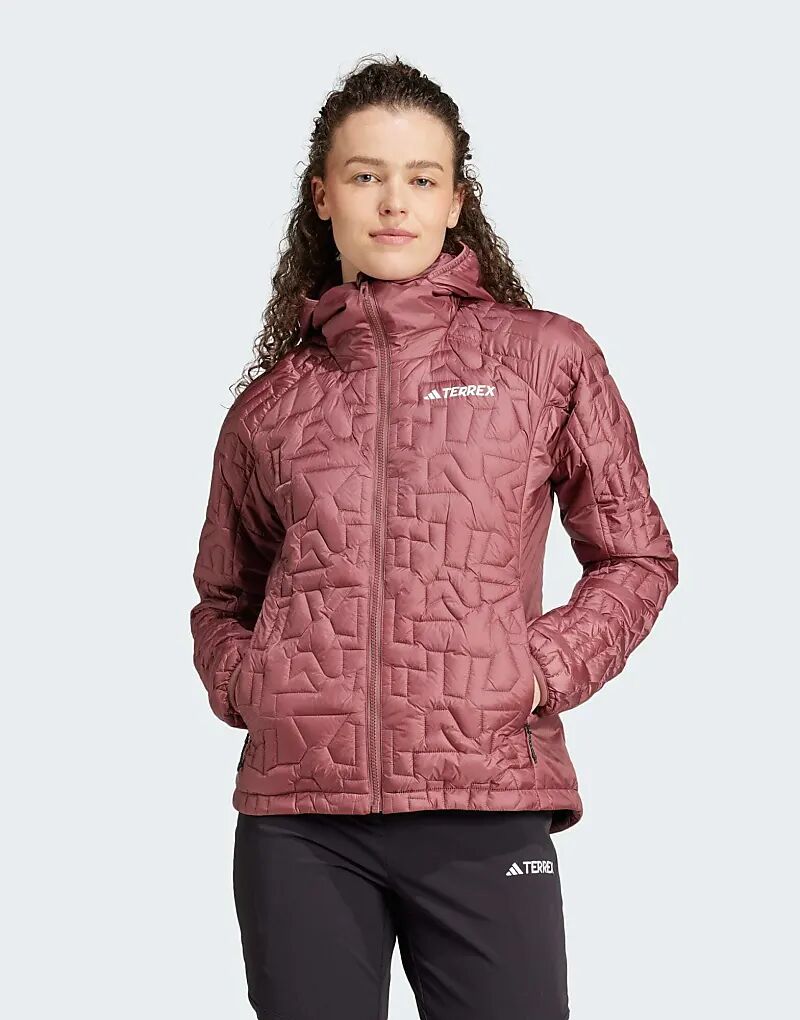 Утепленная куртка Terrex xperior primaloft с капюшоном и свободным наполнителем бордового цвета adidas
Утепленная куртка Terrex xperior primaloft с капюшоном и свободным наполнителем бордового цвета adidas