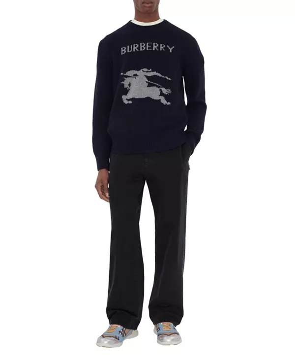 Шерстяной кашемировый свитер Ekd Burberry, синий
Шерстяной кашемировый свитер Ekd Burberry, синий