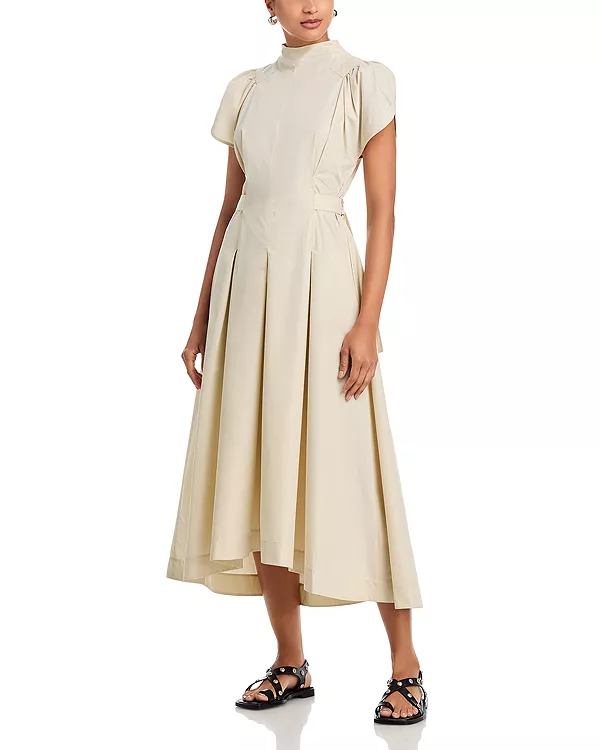 Хлопковое платье с короткими рукавами-фонариками и завязками по бокам. 3.1 Phillip Lim, бежевый
Хлопковое платье с короткими рукавами-фонариками и завязками по бокам. 3.1 Phillip Lim, бежевый