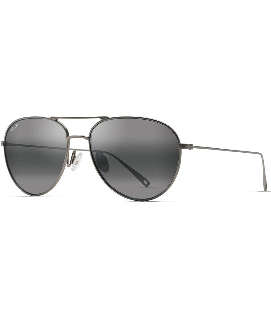 Поляризованные солнцезащитные очки-авиаторы унисекс Maui Jim Walaka 57 мм, серебро
Поляризованные солнцезащитные очки-авиаторы унисекс Maui Jim Walaka 57 мм, серебро