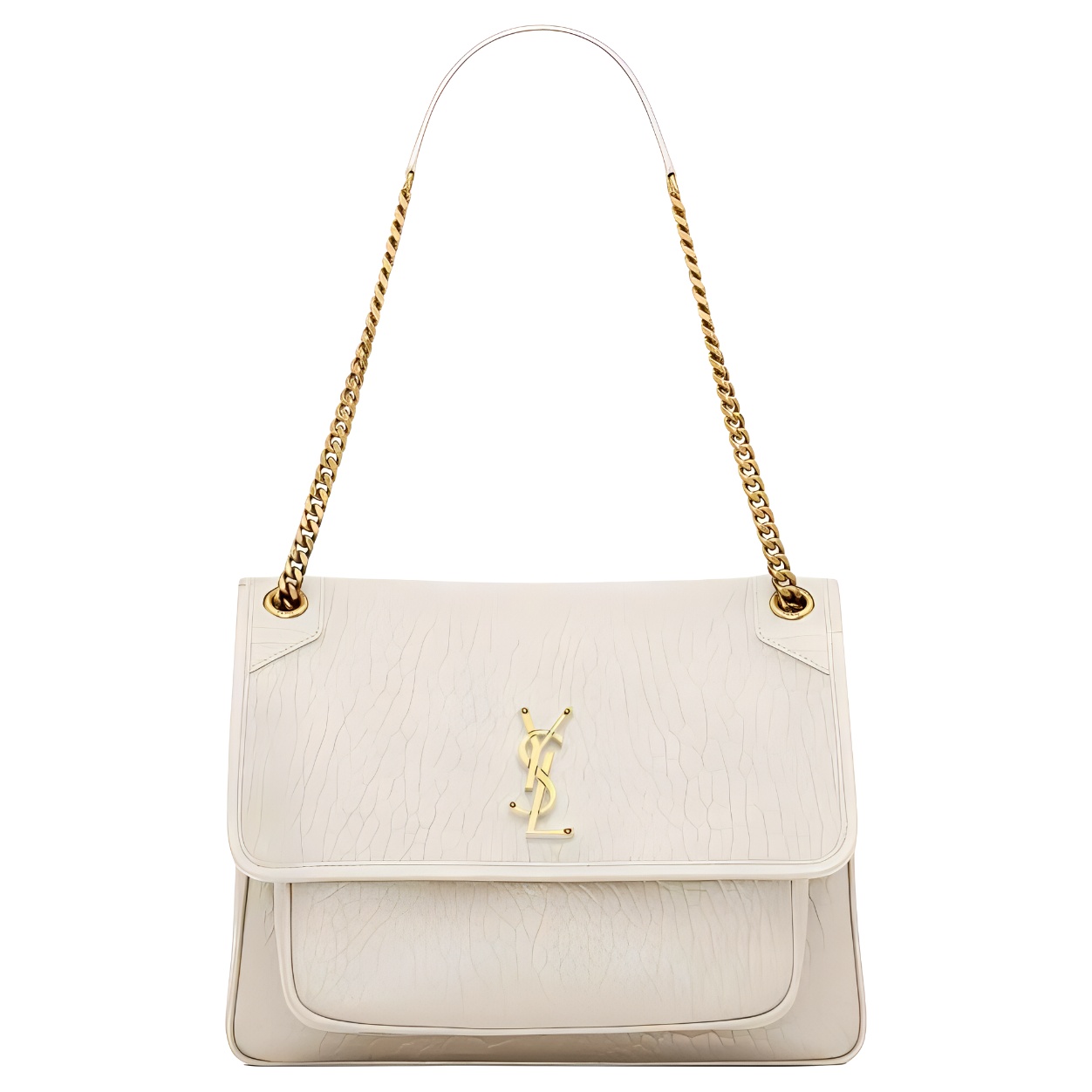 SAINT LAURENT Винтажная белая женская сумка через плечо из овчины
SAINT LAURENT Винтажная белая женская сумка через плечо из овчины