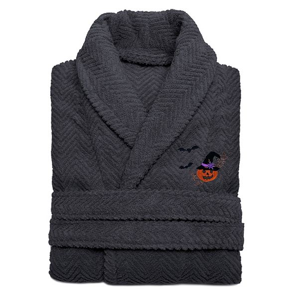 Ванная халат из 100% турецкого хлопка с узором "елочка" и вышивкой - Pumpkin Head Linum Home Textiles, Gray
Ванная халат из 100% турецкого хлопка с узором "елочка" и вышивкой - Pumpkin Head Linum Home Textiles, Gray